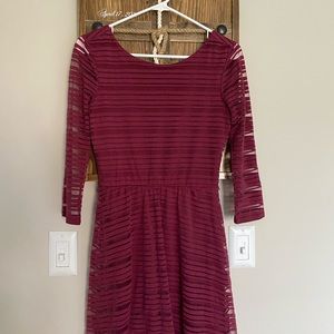Maroon dress